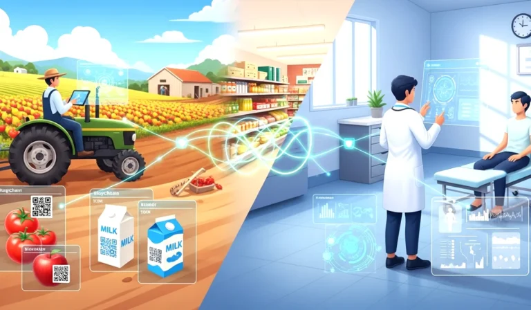Real world blockchain applications in healthcare and supply chain